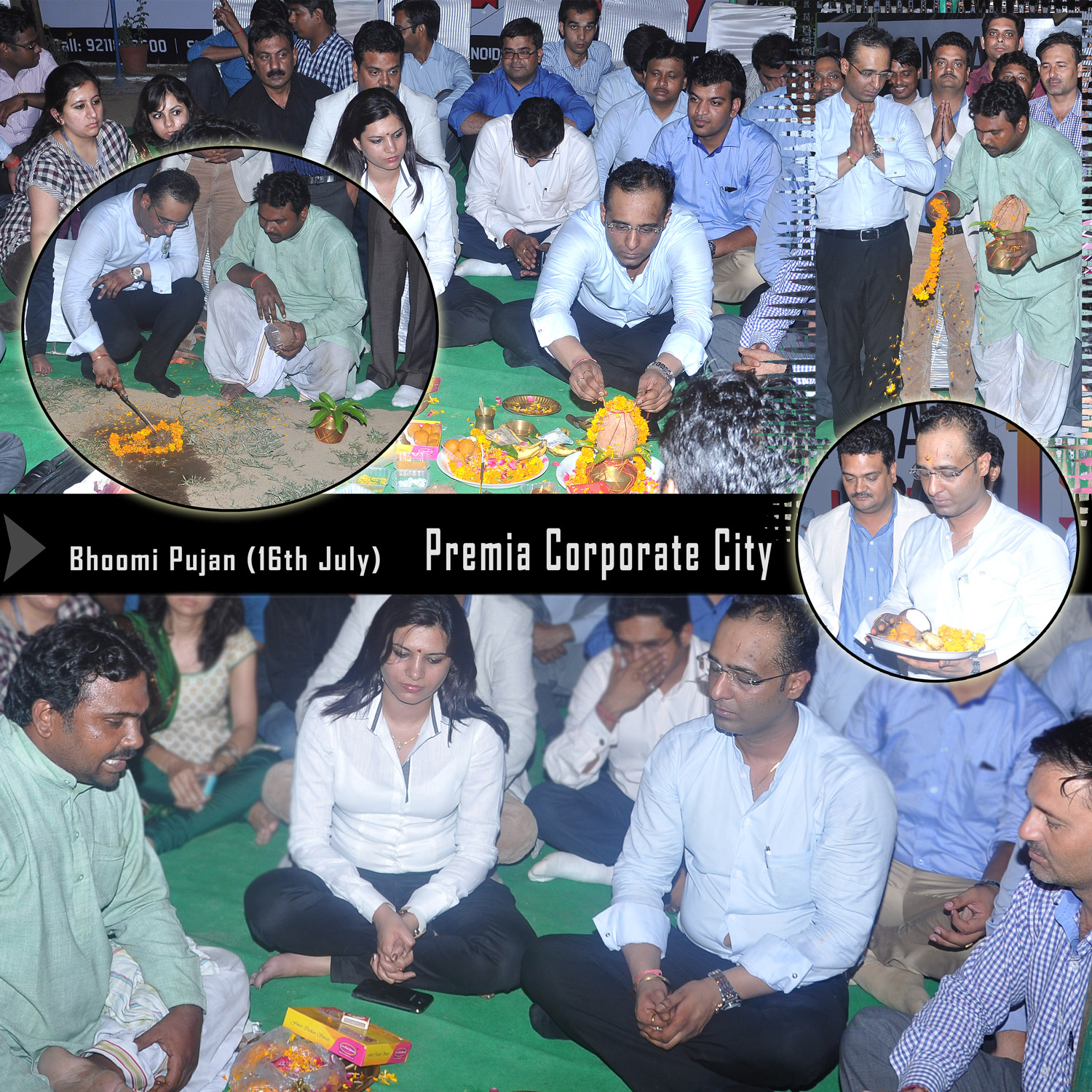 Premia Corporate City Bhoomi Pujan and Construction Updates