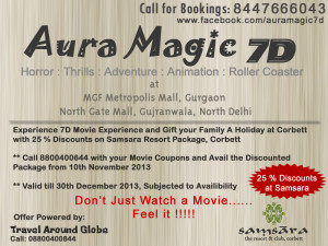 Aura Magic 7D announces Discounts on Samsara Resort Corbett