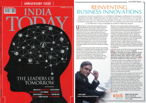 Eixil Group (Advertorial in India Today, December 2014: Anniversary Issue)