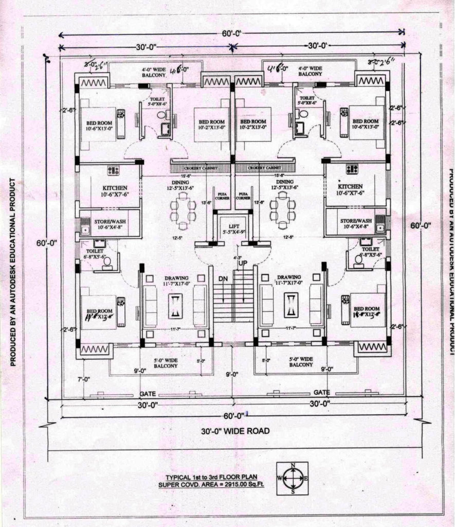 Approved Layout Plan for Ashiana Apartment, Residential Flats and Apartments at Dehradun