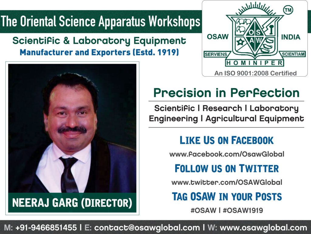 The Oriental Science Apparatus Workshops - OSAW India