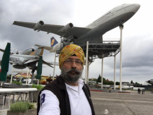 Gurinder Rance at Speyer Technik Museum.