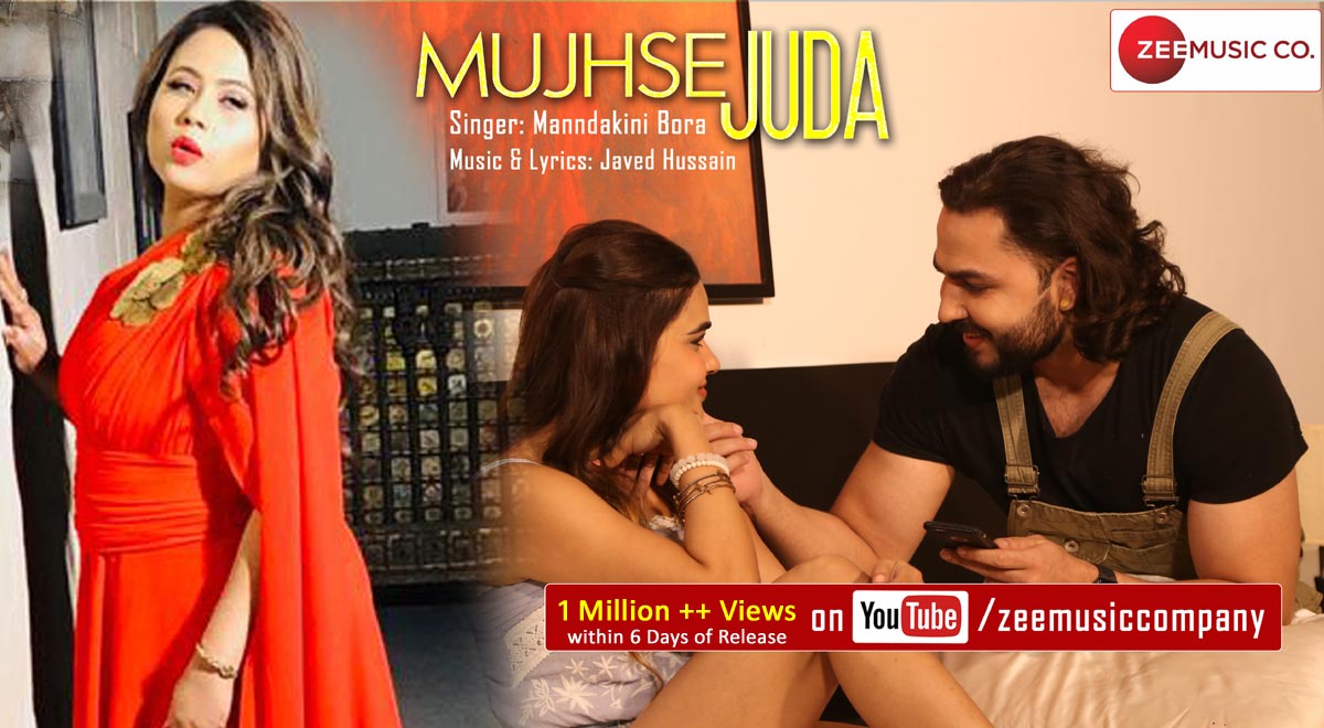 “Mujhse Juda” by Manndakini Bora trending on Youtube