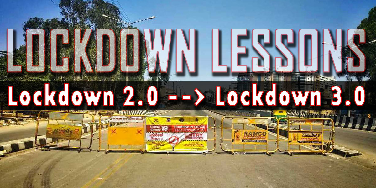 Lockdown Lessons #01: Precaution or Solution